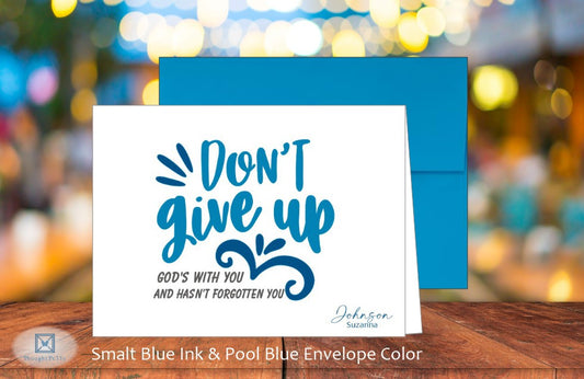 Don't Give Up Card (#110104AS)