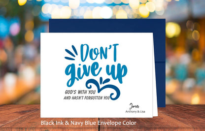 Don't Give Up Card (#110104AS)