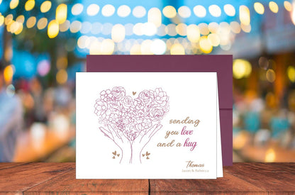 Sending Love and a Hug Card (#110106AS)