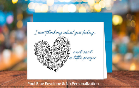 Single Thinking About You Card with Sticker (#110107AM3)