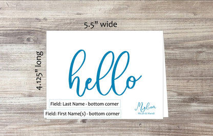 Hello Card (#110114AS)