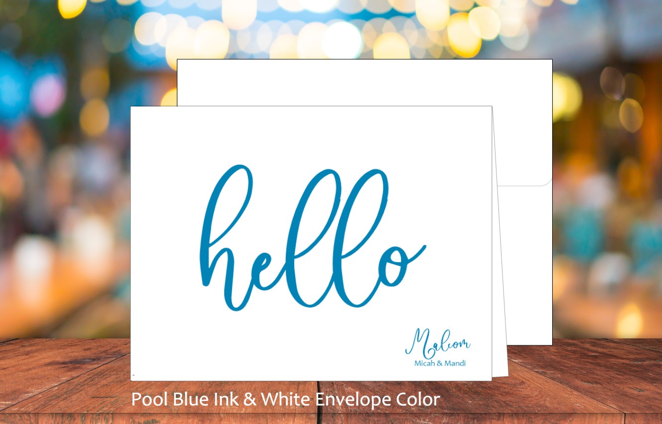 Hello Card (#110114AS)