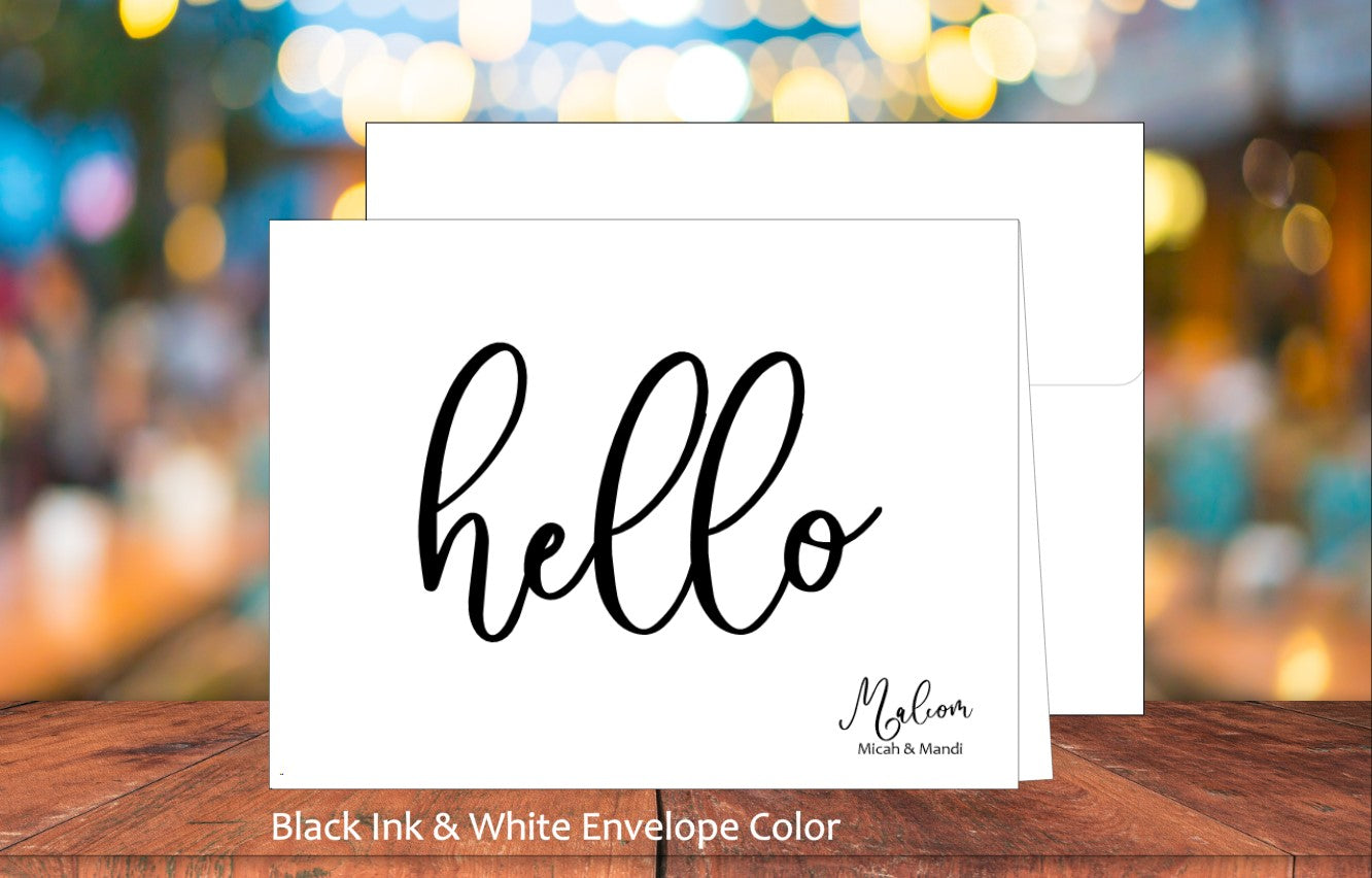 Hello Card (#110114AS)