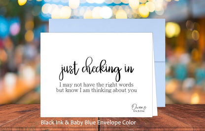 Just Checking In Card (#110115AS)