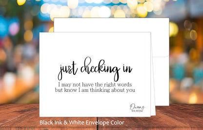Just Checking In Card (#110115AS)