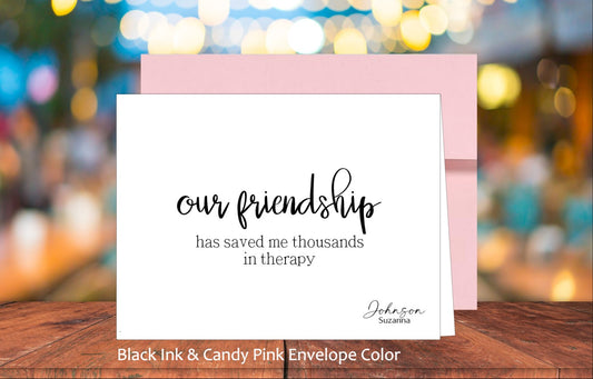 Our Friendship Card (#110116AS)