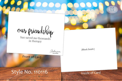 Our Friendship Card (#110116AS)