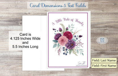 A Little Note of Thanks Card (#120118AV-IM)