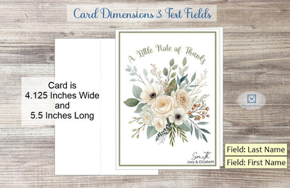 A Little Note of Thanks Card (#120119AV-IM)