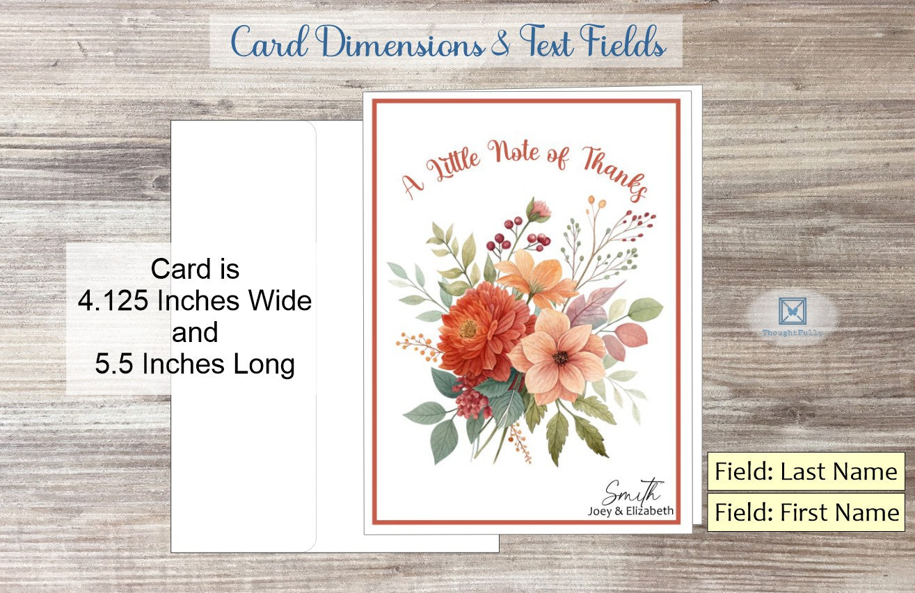 A Little Note of Thanks Card (#120120AV-IM)