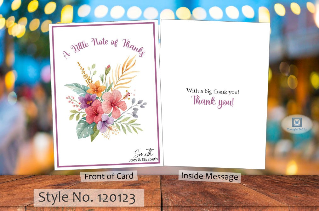 A Little Note of Thanks Card (#120123AV-IM)