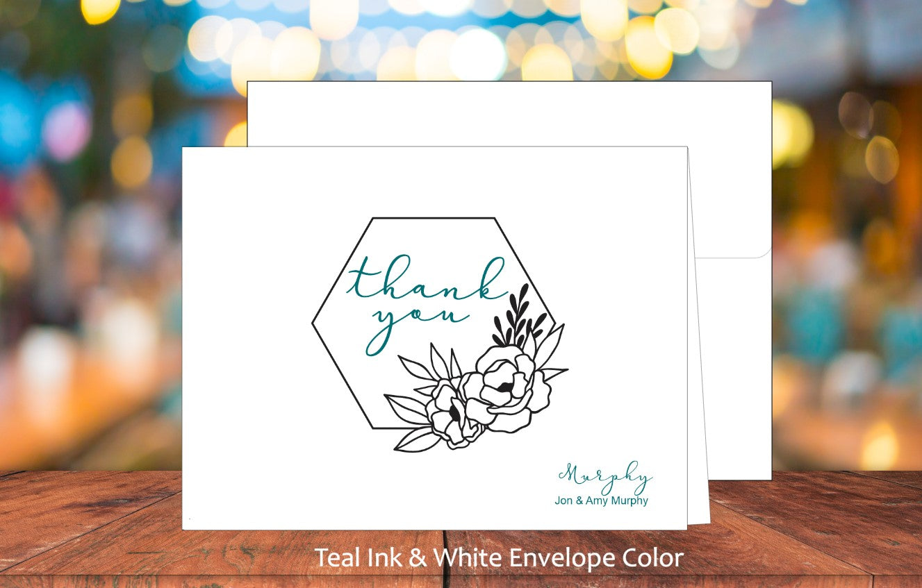 Thank You Hexagon Frame Card (#120150AS)