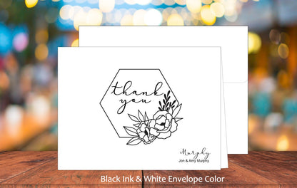 Thank You Hexagon Frame Card (#120150AS)