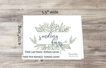 Sending Hugs Card (#110113AS)