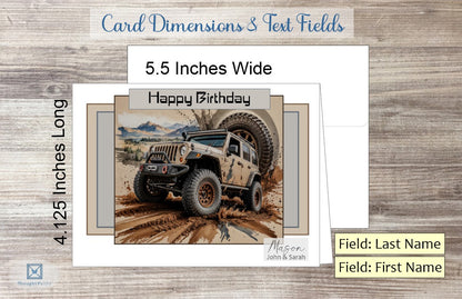 Happy Birthday Card (#150115AS)