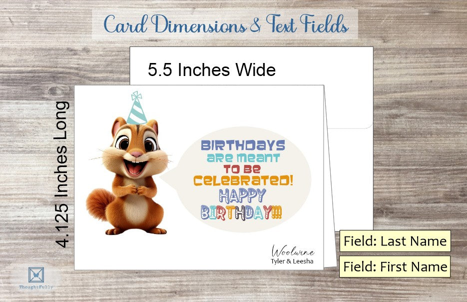 Birthdays To Be Celebrated Card (#150126AS-IM)