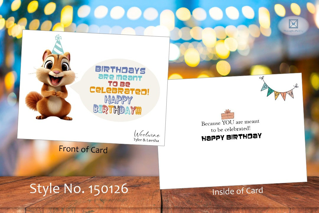 Birthdays To Be Celebrated Card (#150126AS-IM)