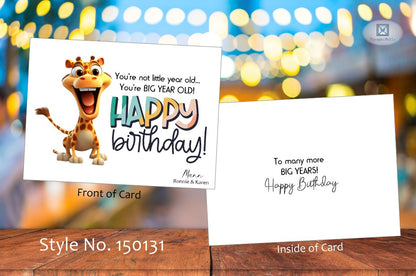 Big Year Old Birthday Card (#150131AS-IM)