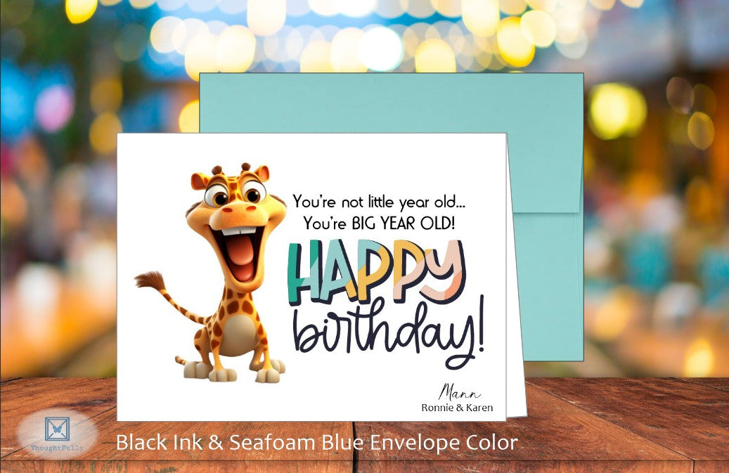 Big Year Old Birthday Card (#150131AS-IM)