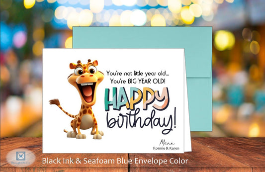 Big Year Old Birthday Card (#150131AS-IM)