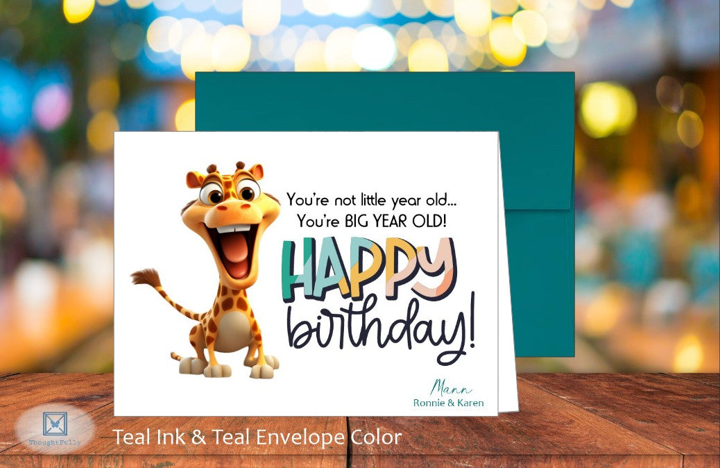 Big Year Old Birthday Card (#150131AS-IM)