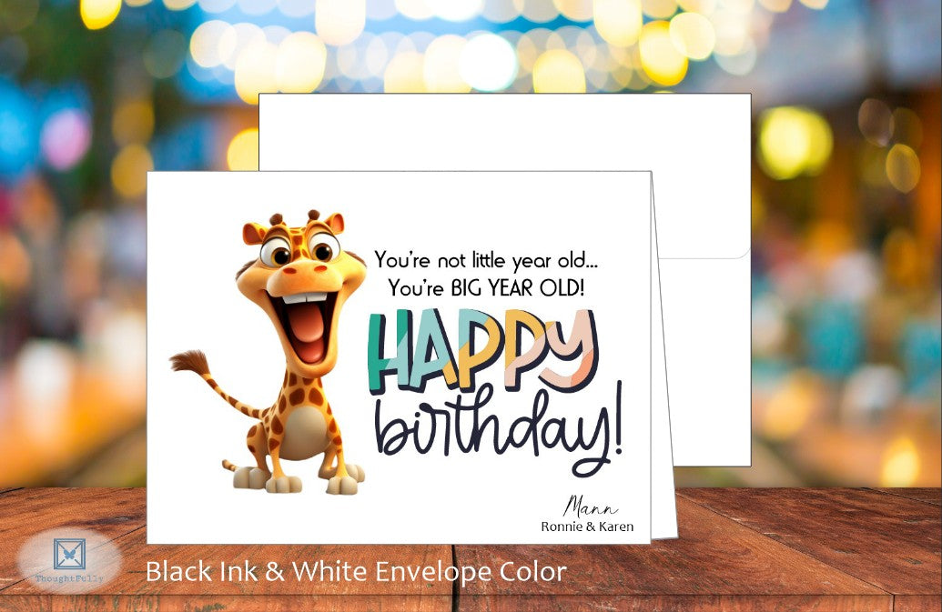 Big Year Old Birthday Card (#150131AS-IM)