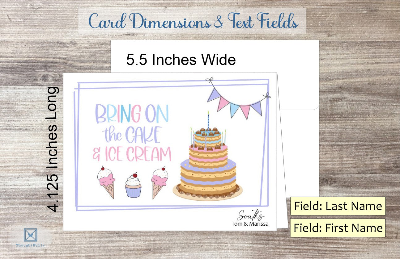 Bring on Cake & Ice Cream Card (#150139AS-IM)