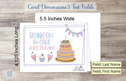 Bring on Cake & Ice Cream Card (#150139AS-IM)