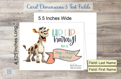 Hip Hip Hooray Card (#150141AS-IM)