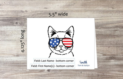 Cat Sunglasses Card (#160104AS)