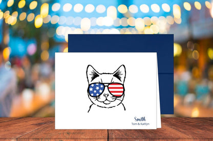 Cat Sunglasses Card (#160104AS)