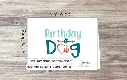 Birthday Dog Card (#160106AS)