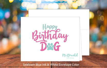 Happy Birthday Dog Card (#160108AS)