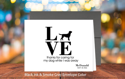 LOVE My Dog Card (Labrador Retriever) (#160113AS)