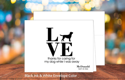 LOVE My Dog Card (Labrador Retriever) (#160113AS)