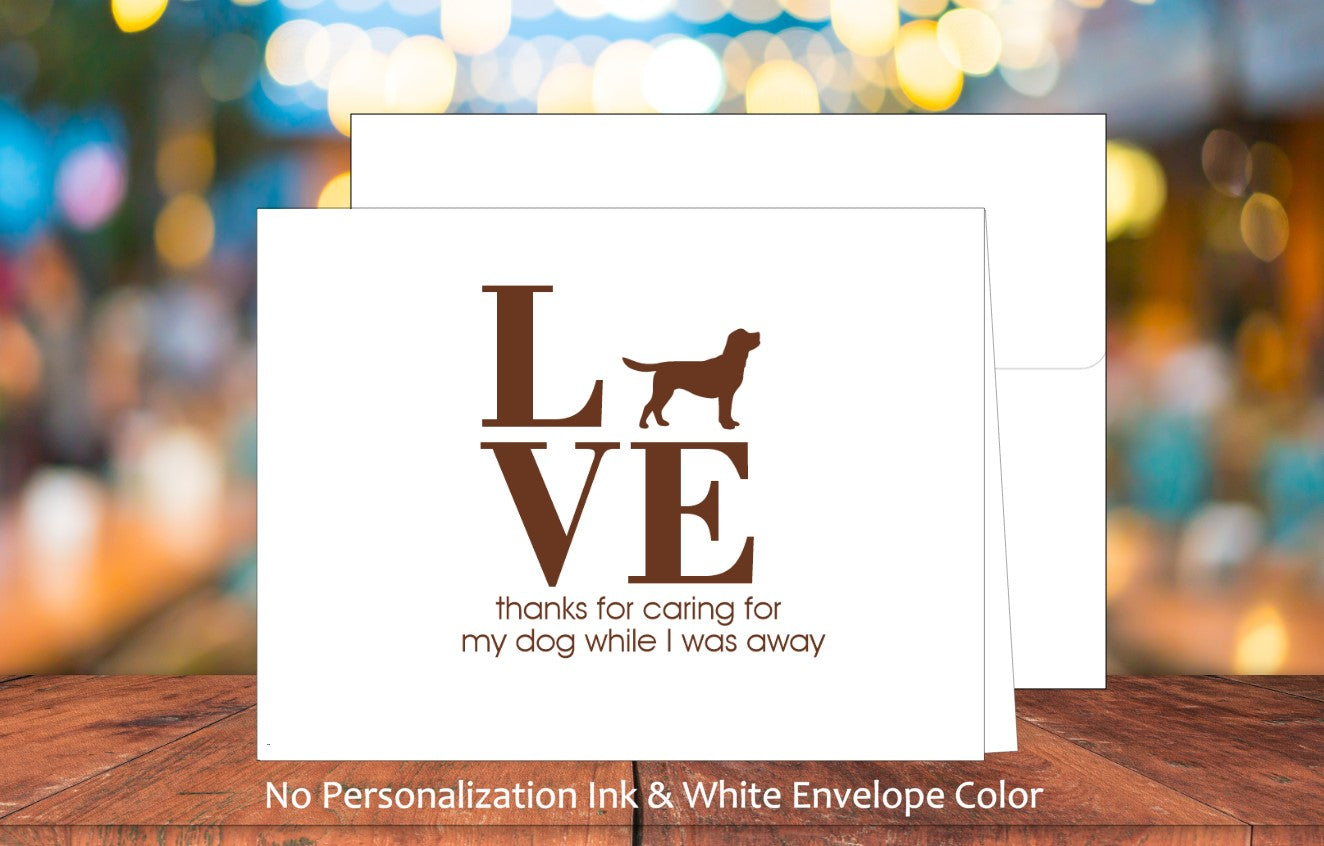 LOVE My Dog Card (Labrador Retriever) (#160113AS)