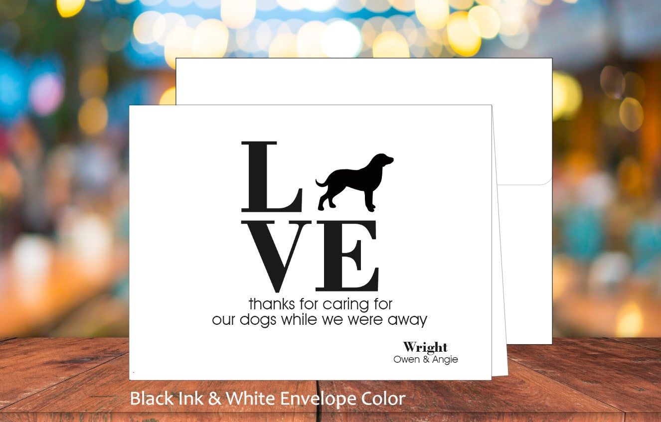 LOVE Our Dogs Card (Chesapeake Bay Retriever) (#160116AS)