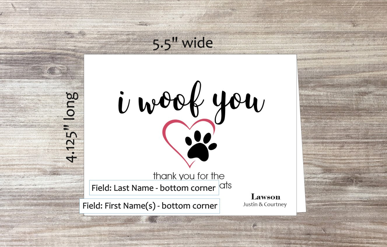 I Woof You Card (#160117AS)