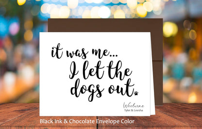 Let the Dogs Out Card (#160118AS)