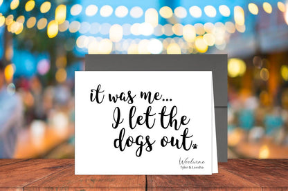 Let the Dogs Out Card (#160118AS)