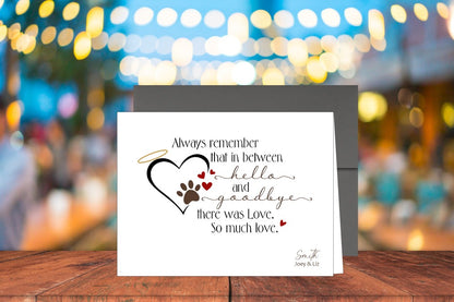 Between Hello and Goodbye Card (#160122AS)