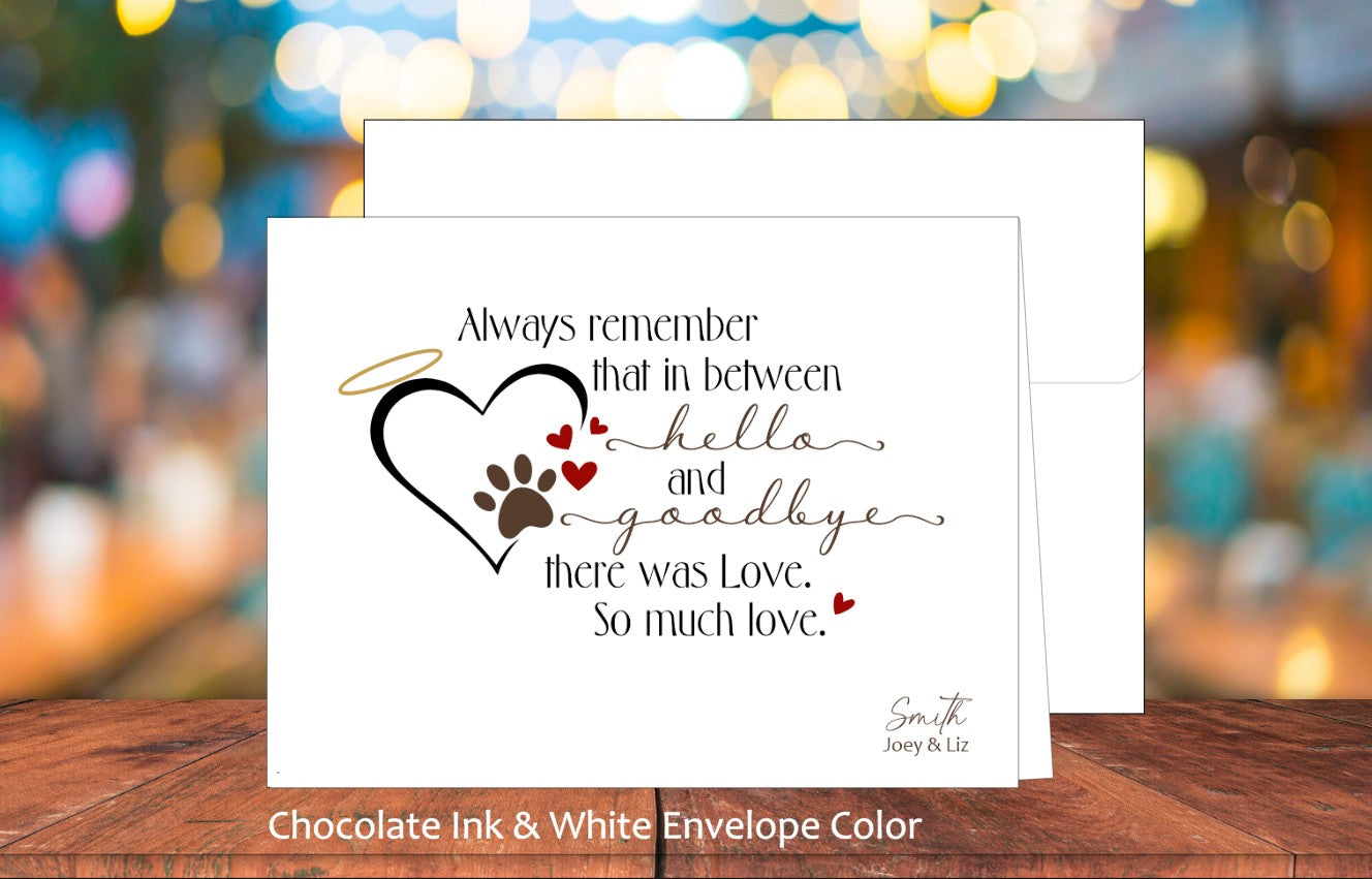 Between Hello and Goodbye Card (#160122AS)