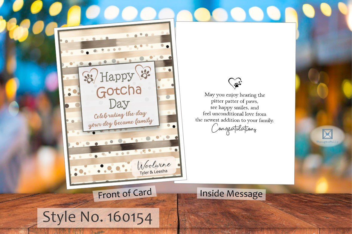 Happy Gotcha Day Card (Dog) (#160154AV-IM)