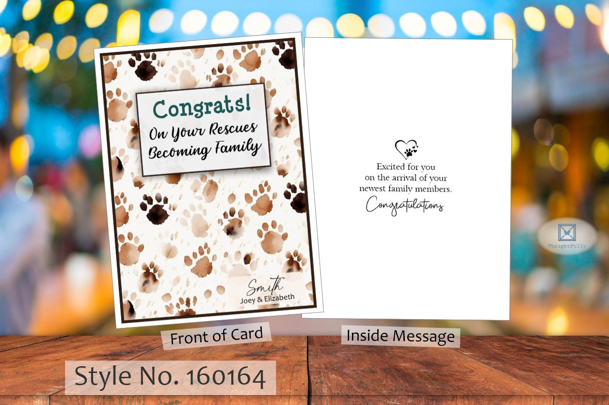 Congrats on Rescues Card (Dogs) (#160164AV-IM)