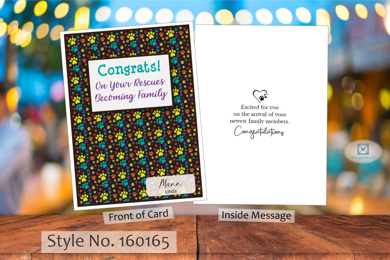 Congrats on Rescues Card (Dogs) (#160165AV-IM)