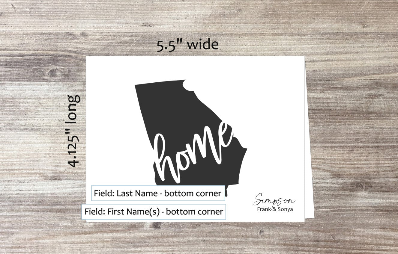 Georgia Home Card (#170100AS)