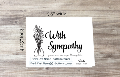 With Sympathy Card (#190100AS)
