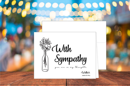 With Sympathy Card (#190110AS)