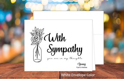 With Sympathy Card (#190120AS)