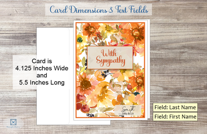 With Sympathy Card (Fall Season) (#190131AV-IM)